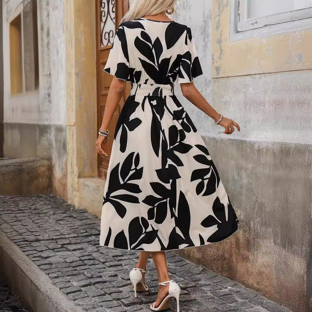 Robe Chic Col Croisé