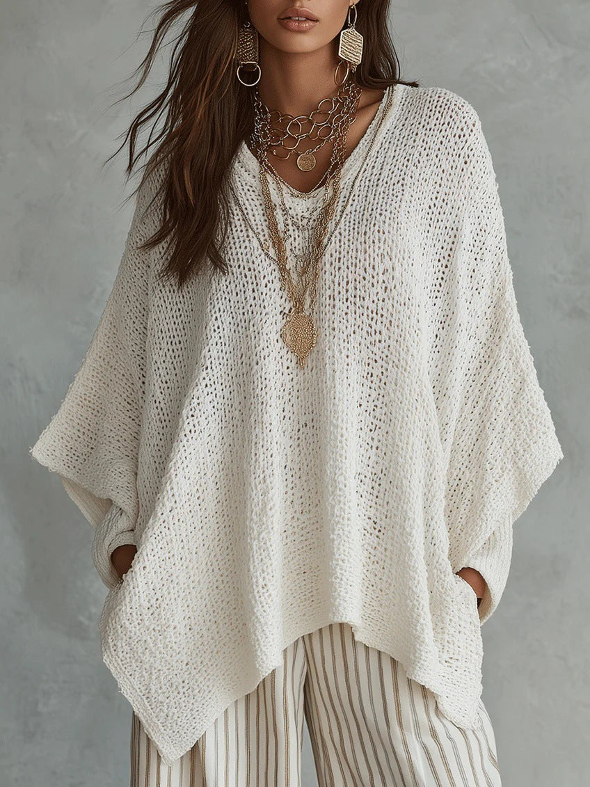 Pull Ample à Manches Longues