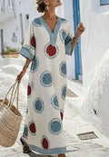 Robe  Col V , Vacances